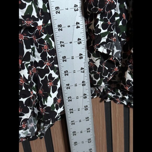 Rue Stiic Shirt Dress 4 / 6 Womens Maxi Floral Long Sleeve Geometric - Picture 5 of 9